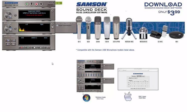 samson sound deck but for other mics