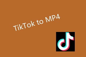 Convert TikTok to MP4