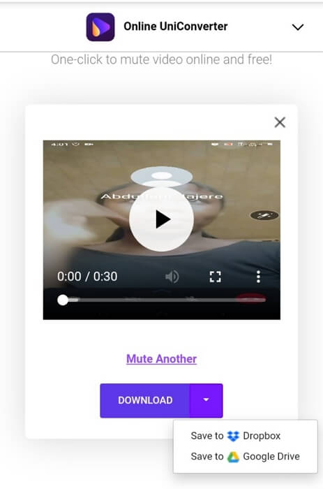 download-muted-video-from-online-uniconverter