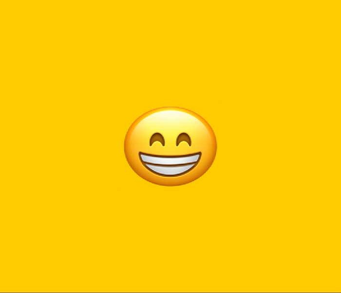 grinning face with smiling eyes Emoji