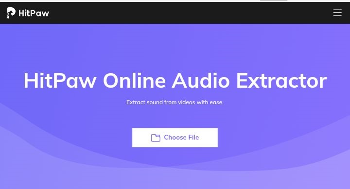 hitpaw online audio extractor