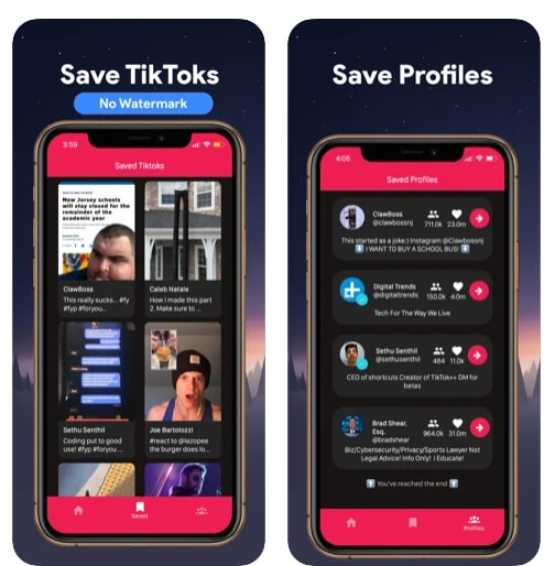 savetok tiktok rimozione filigrana iphone