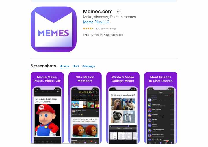 memes app maker for iphone