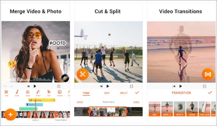 merge videos android with youcut