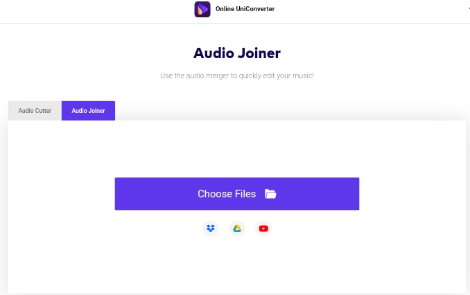 online uniconverter audio joiner beat maker
