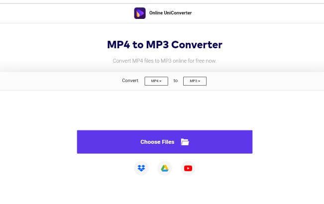 upload video to uniconverter audio extractor