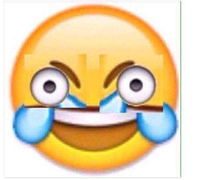 open eye crying laughing Emoji