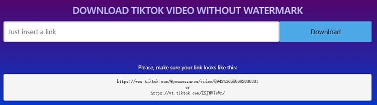 sssTikTok - TikTok Downloader Without Watermark