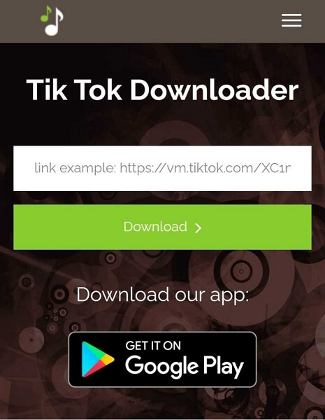 tiktok scaricatore rimozione filigrana android