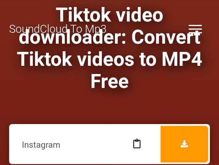 convert video to mp3 with tiktok video downloader