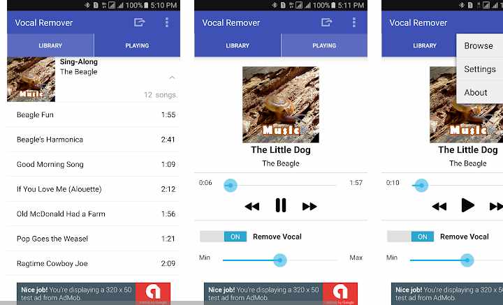 Le logiciel de conversion de mp3 en karaoké pour androïde