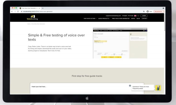 voicebooking dj voice generator free tool
