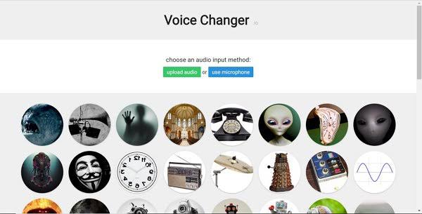 editor di brani musicali voice changer