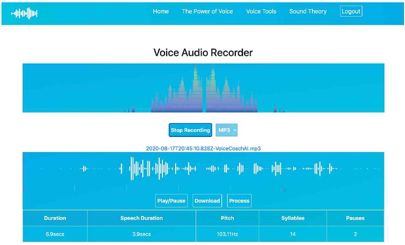voicecoach online song recorder