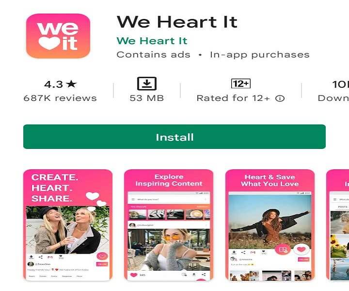 get meme with no text on weheartit app
