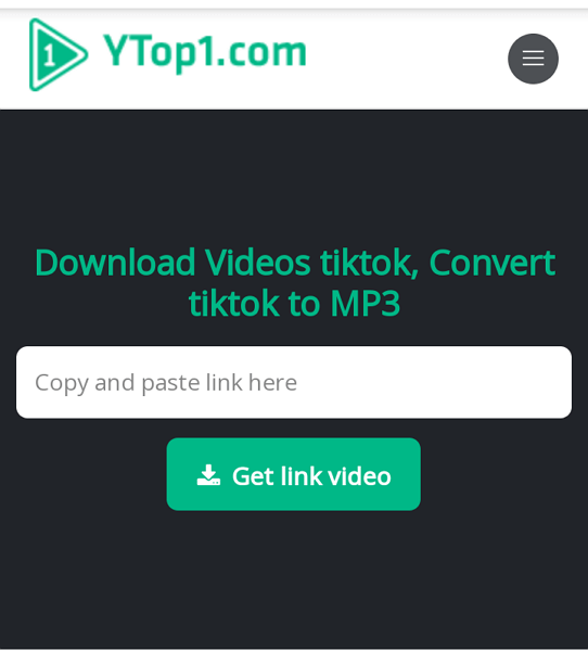 Tiktok to mp3 converter