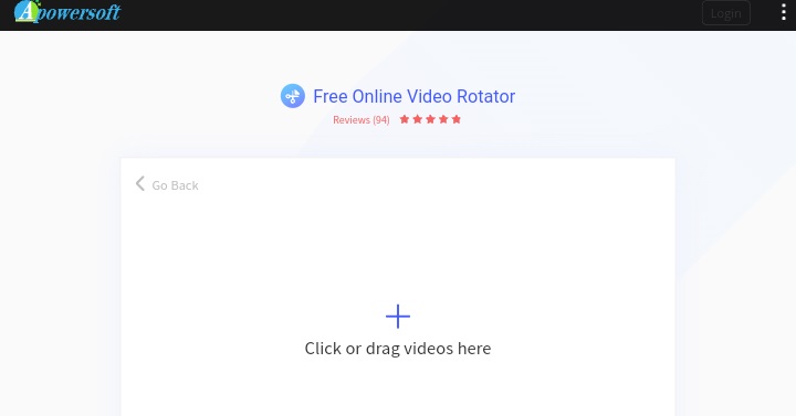 apowersoft free online video rotator with no watermark