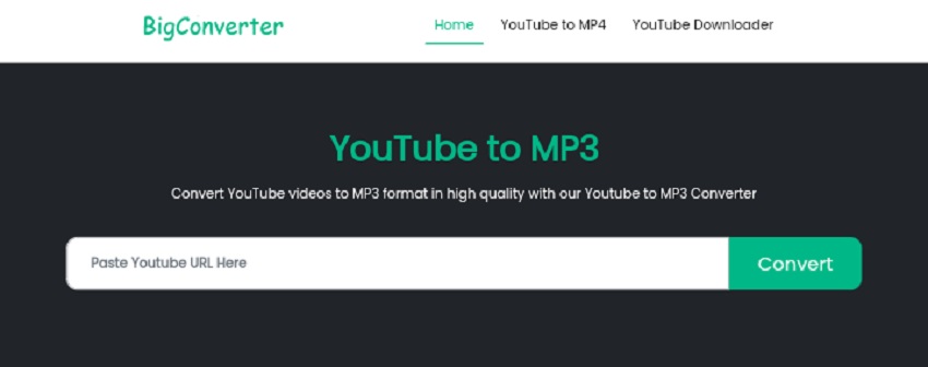 loader.io best alternative - bigconverter youtube to mp3 tool