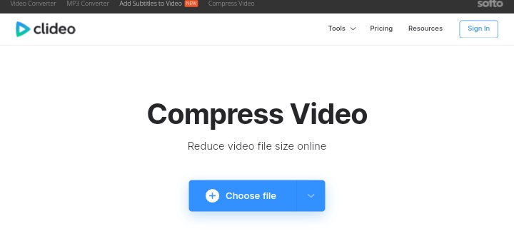 clideo video compressor without watermark