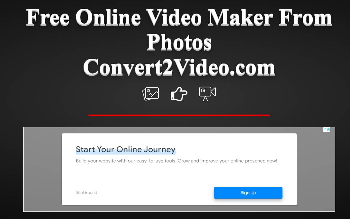 Convert2Video turn images to video