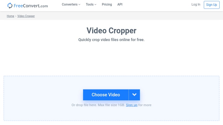 freeconvert video cropper without watermark