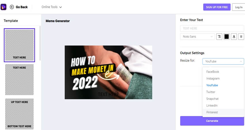 Free GIF Meme Maker Generate a GIF Meme Online