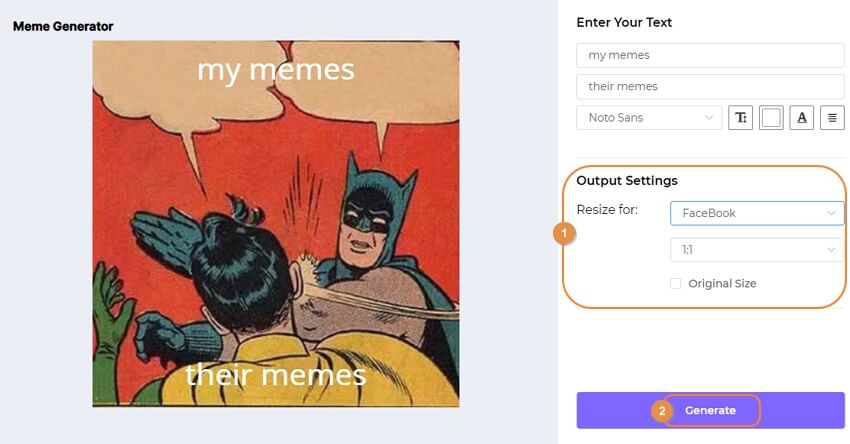 make a new meme on facebook with media.io