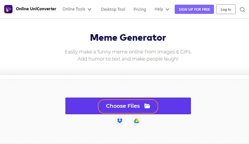 upload blank image with online space generator
