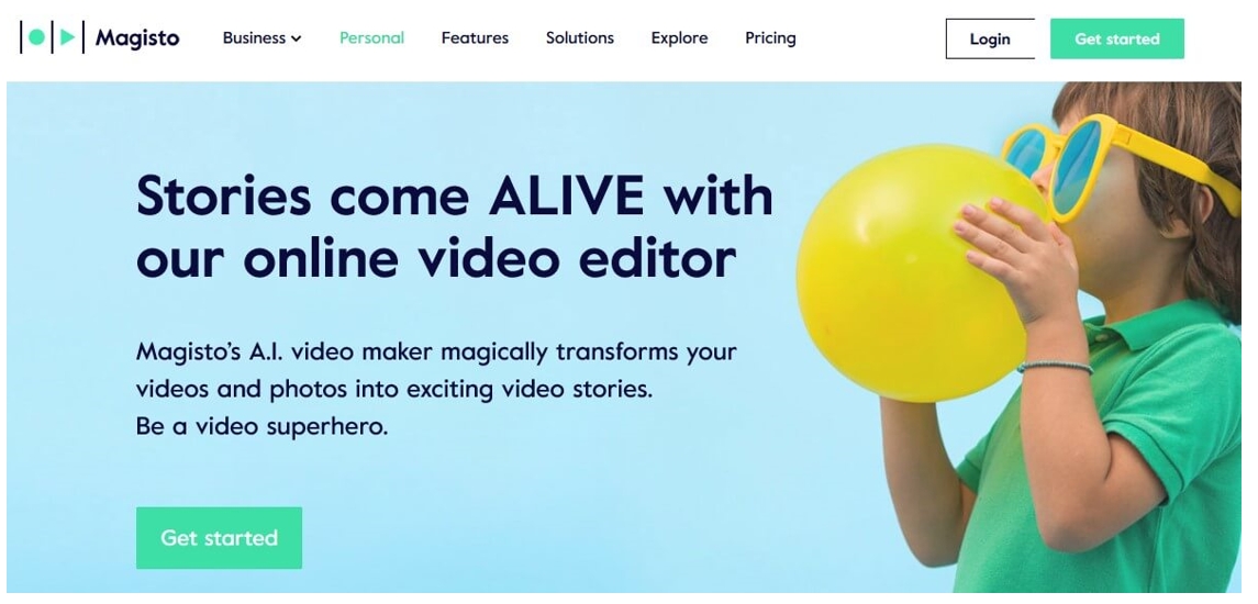Magisto online video editor
