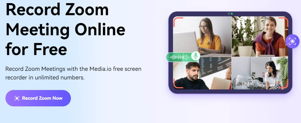 media.io screen recorder for zoom meeting