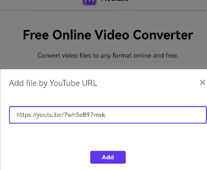 paste youtube url online