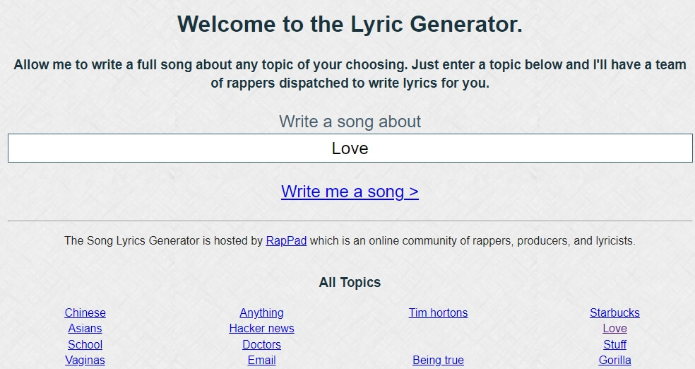 Top 10 Best Song Lyrics Generators [2022]