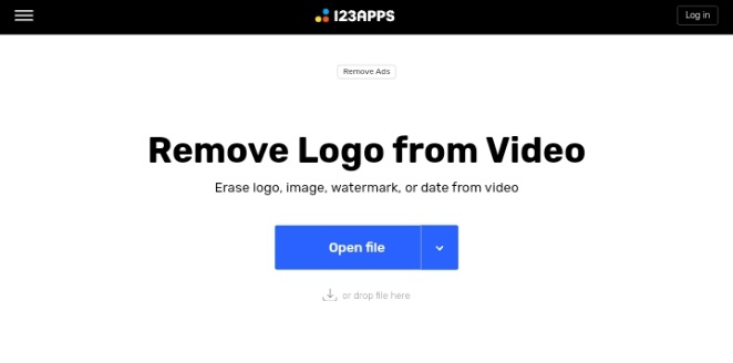 eliminar logo de video online con online video cutter