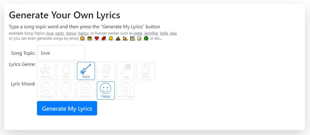 Top 10 Best Song Lyrics Generators [2022]