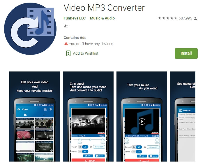 A Simple app To Download mp3 Videos From