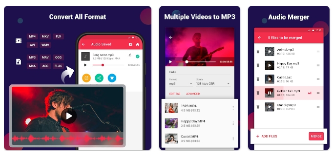 6 apps para converter vídeos do  em MP3