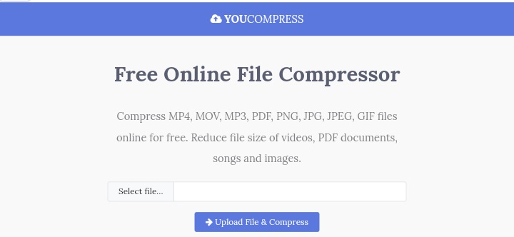 youcompress video compressor without watermark