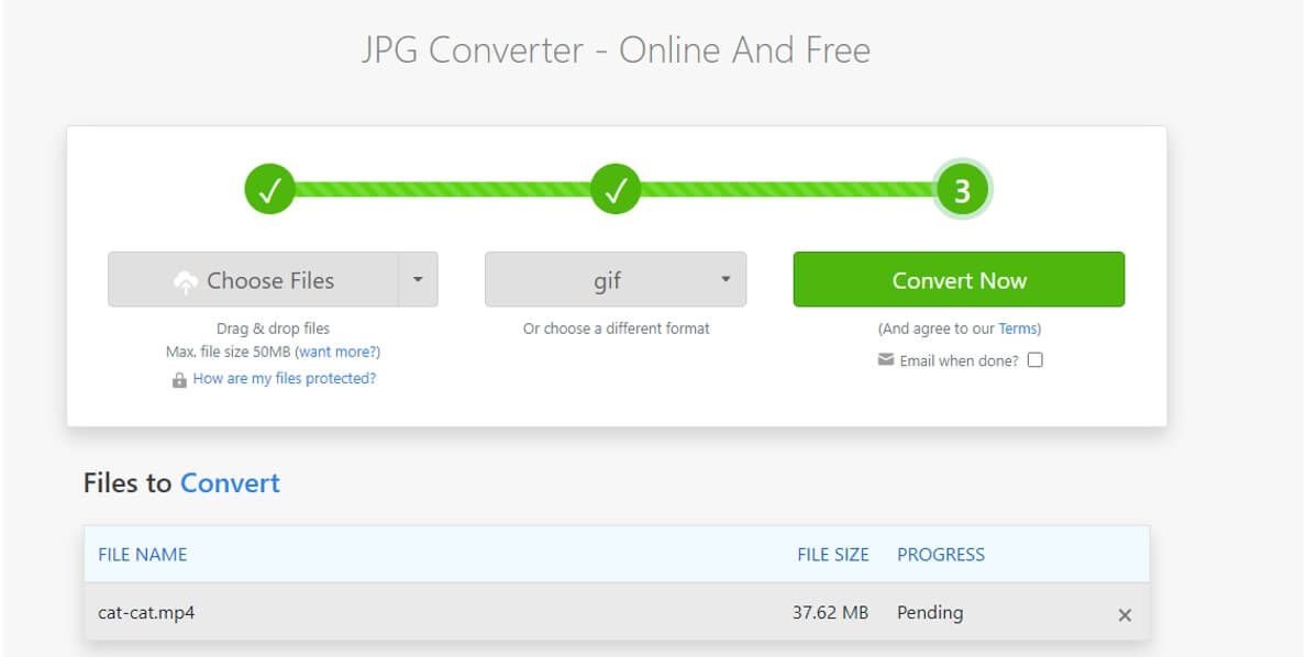 GIF to JPG Converter • Online & Free • MConverter