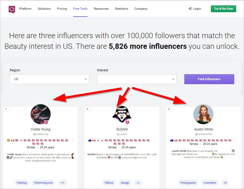 How to Contact Gaming Influencers - Select an Influencer