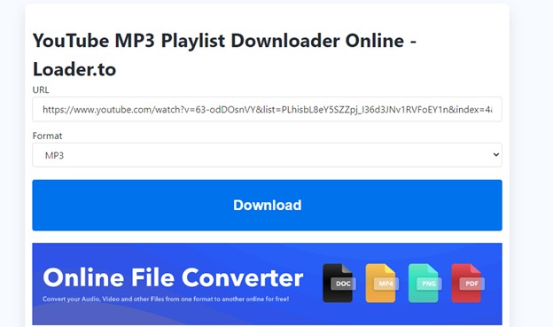 Fast  Playlist to MP3/4K MP4 Downloader