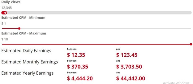 Ad Revenue and Creator Earnings Calculator