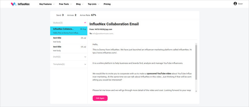 How to Request for Collaboration in Email  - manage Your Sent Collaboration Emails