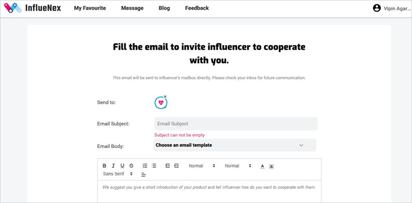 Write a Good Brand Collaboration Email - InflueNex