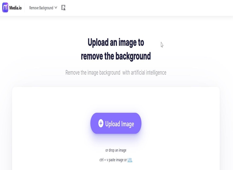 medio.io background removal window