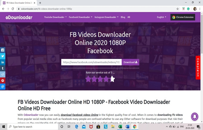 convert facebook video to mp3 download