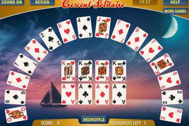 Google Solitaire game play free online, Google Doodle Solitaire