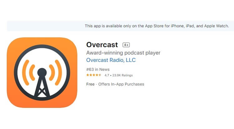 best-podcast-apps-for-iphone-overcast-podcast-overcast