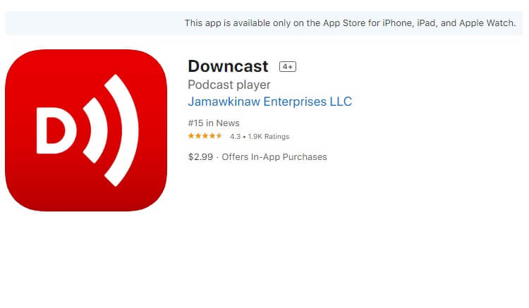 best-podcast-apps-for-iphone-downcast-podcast-downcast