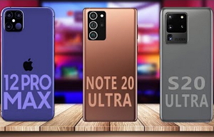 Iphone 12 Pro Max Vs Samsung S Ultra Vs Samsung Note Ultra