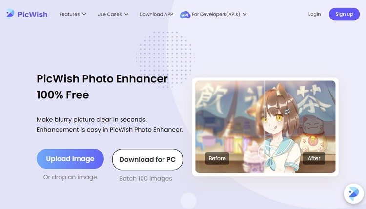 PicWish Editor de Fotos IA  Edite suas fotos online grátis